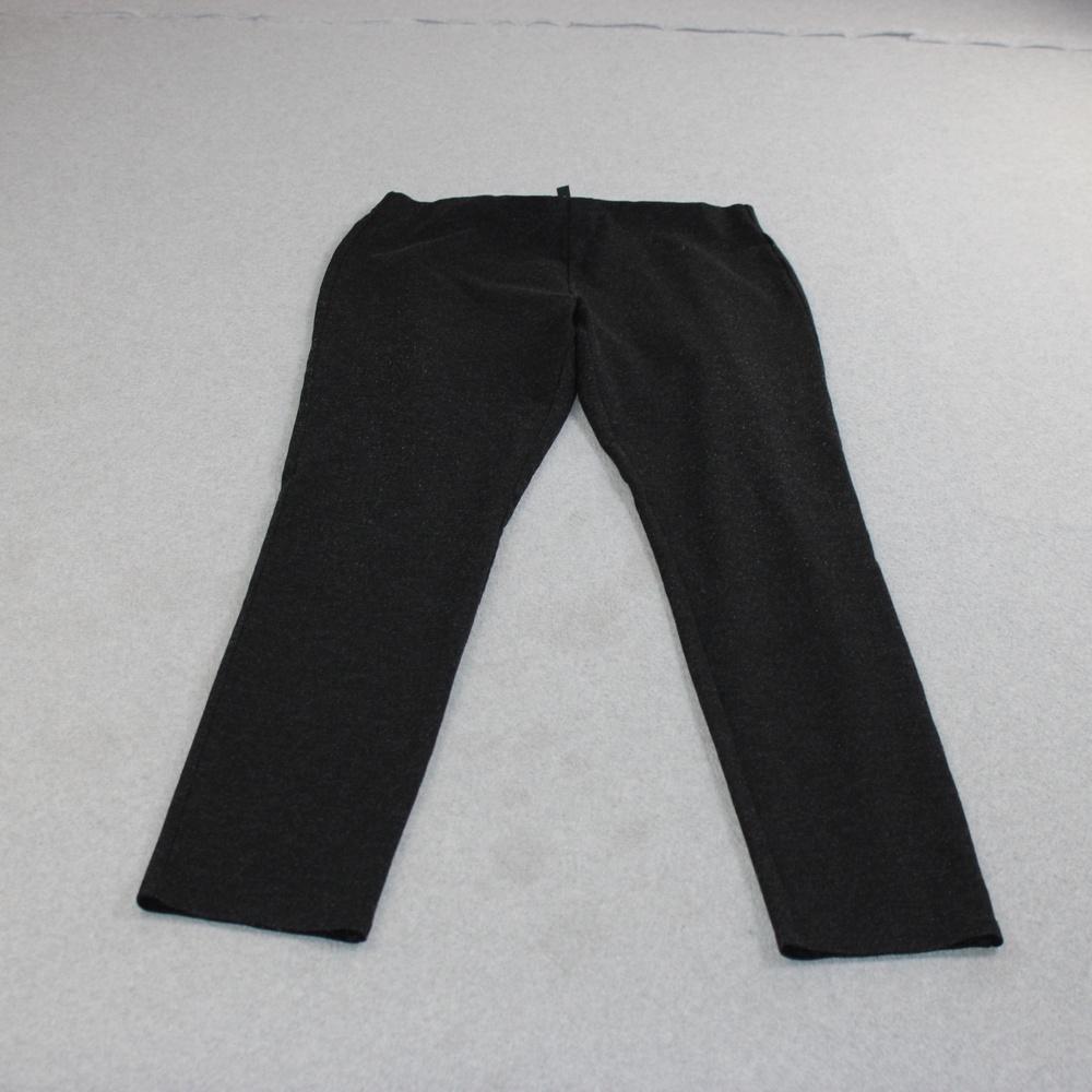 Eileen Fisher Pants Women Small Petite Gray Straight Pull On Stretch Comfortable
